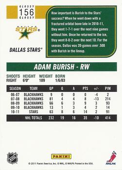2011-12 Score - Glossy #156 Adam Burish Back