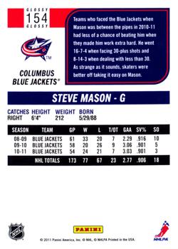 2011-12 Score - Glossy #154 Steve Mason Back
