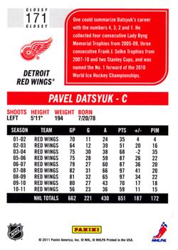 2011-12 Score - Glossy #171 Pavel Datsyuk Back