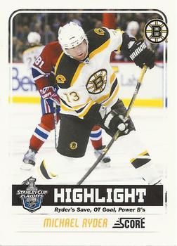2011-12 Score - Glossy #487 Michael Ryder Front