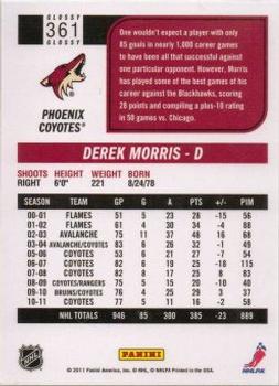 2011-12 Score - Glossy #361 Derek Morris Back