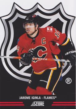 2011-12 Score - NHL Shield Die Cuts #5 Jarome Iginla Front