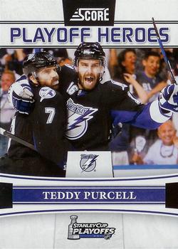 2011-12 Score - Playoff Heroes #8 Teddy Purcell Front