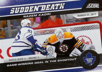 2011-12 Score - Sudden Death #7 Nazem Kadri Front