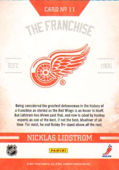2011-12 Score - The Franchise #11 Nicklas Lidstrom Back