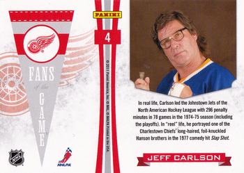 2011-12 Panini Pinnacle - Fans of the Game #4 Jeff Carlson Back