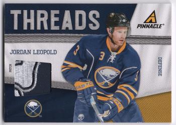 2011-12 Panini Pinnacle - Threads Patches #67 Jordan Leopold Front