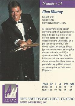 1991 Arena Draft Picks French #14 Glen Murray  Back
