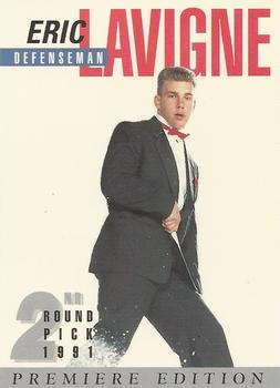 1991 Arena Draft Picks French #19 Eric Lavigne  Front