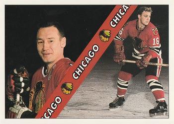 1991-92 Ultimate Original 6 #5 Pierre Pilote / Bobby Hull Front