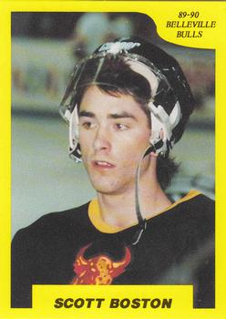 1989-90 7th Inning Sketch OHL #87 Scott Boston Front