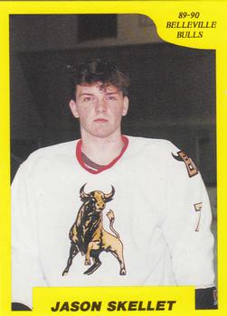1989-90 7th Inning Sketch OHL #91 Jason Skellett Front