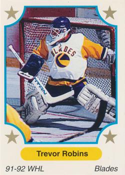 1991-92 7th Inning Sketch WHL #101 Trevor Robins Front