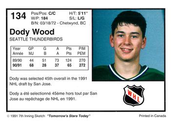  (CI) Dody Wood Hockey Card 1991 Classic Hockey Draft (base) 38  Dody Wood : Collectibles & Fine Art
