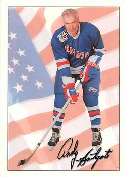 1991-92 Ultimate Original 6 French #74 Andy Bathgate  Front