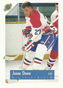 1991 Ultimate Draft #27 Jason Dawe Front