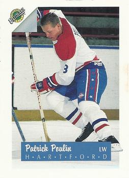 1991 Ultimate Draft #8 Patrick Poulin Front