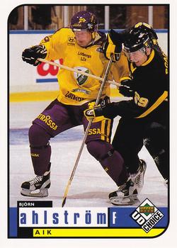 1998-99 UD Choice Swedish #10 Bjorn Ahlstrom Front