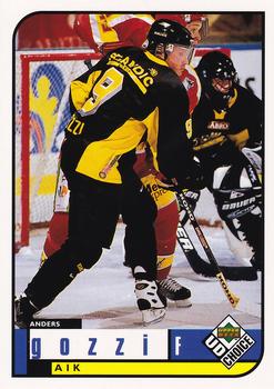 1998-99 UD Choice Swedish #12 Anders Gozzi Front