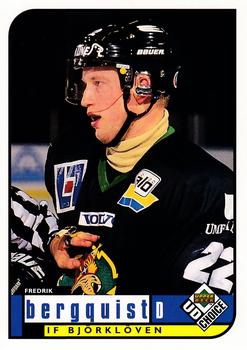 1998-99 UD Choice Swedish #21 Fredrik Bergqvist Front