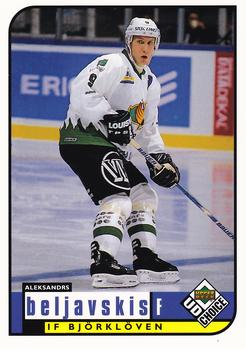 1998-99 UD Choice Swedish #25 Aleksandrs Beljavskis Front