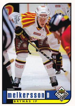 1998-99 UD Choice Swedish #34 Tommy Melkersson Front