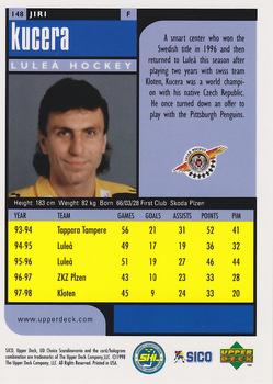 1998-99 UD Choice Swedish #148 Jiri Kucera Back