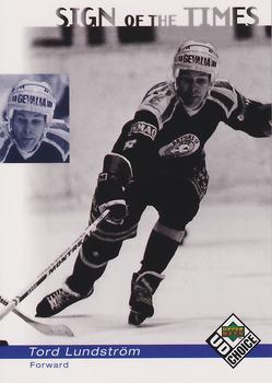 1998-99 UD Choice Swedish #206 Tord Lundstrom Front