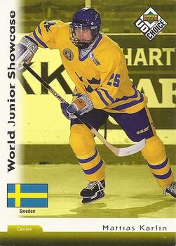 1998-99 UD Choice Swedish #215 Mattias Karlin Front