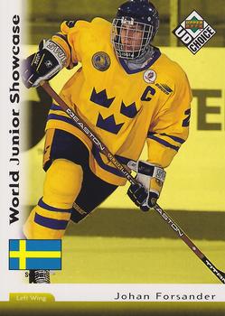 1998-99 UD Choice Swedish #218 Johan Forsander Front