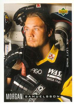 1995-96 Upper Deck Swedish Elite #18 Morgan Samuelsson Front