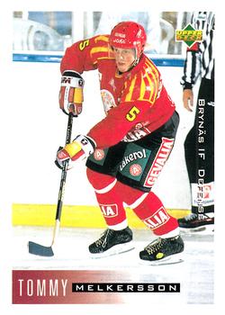 1995-96 Upper Deck Swedish Elite #23 Tommy Melkersson Front