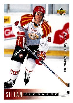 1995-96 Upper Deck Swedish Elite #24 Stefan Klockare Front