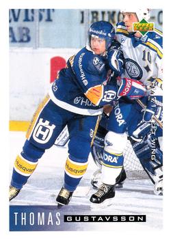 1995-96 Upper Deck Swedish Elite #82 Thomas Gustavsson Front
