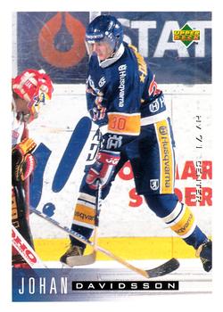 1995-96 Upper Deck Swedish Elite #86 Johan Davidsson Front