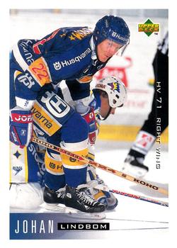 1995-96 Upper Deck Swedish Elite #88 Johan Lindbom Front