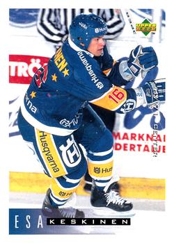 1995-96 Upper Deck Swedish Elite #89 Esa Keskinen Front