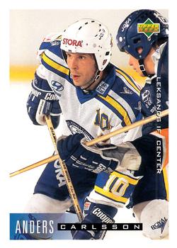 1995-96 Upper Deck Swedish Elite #102 Anders Carlsson Front