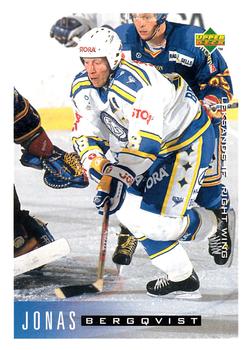 1995-96 Upper Deck Swedish Elite #105 Jonas Bergqvist Front