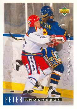 1995-96 Upper Deck Swedish Elite #138 Peter Andersson Front