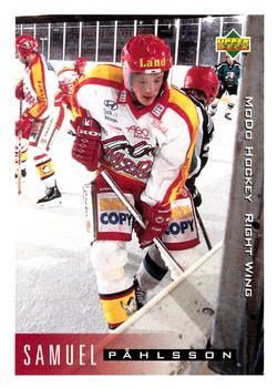1995-96 Upper Deck Swedish Elite #168 Samuel Påhlsson Front