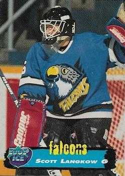 1995-96 Edge Ice #71 Scott Langkow Front