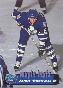 1995-96 Edge Ice #80 Janne Gronvall Front