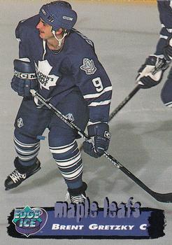 1995-96 Edge Ice #82 Brent Gretzky Front