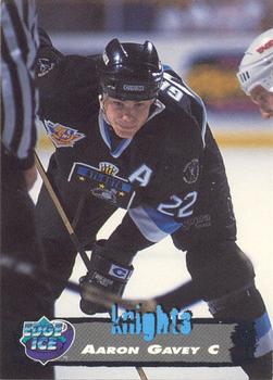 1995-96 Edge Ice #101 Aaron Gavey Front