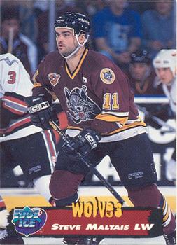 1995-96 Edge Ice #107 Steve Maltais Front