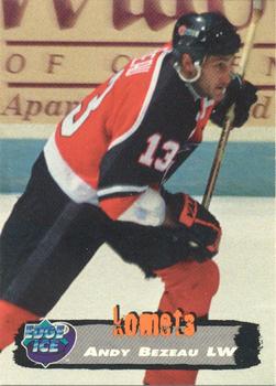 1995-96 Edge Ice #125 Andy Bezeau Front