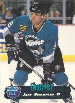 1995-96 Edge Ice #156 Jeff Sharples Front