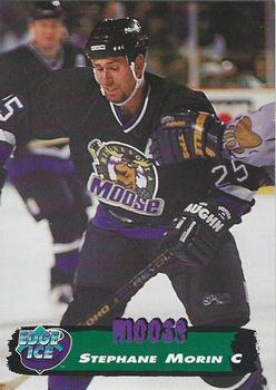 1995-96 Edge Ice #169 Stephane Morin Front
