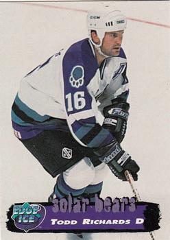 1995-96 Edge Ice #175 Todd Richards Front